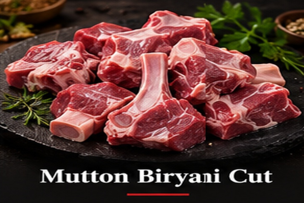 Mutton Biryani Cut